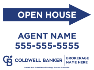 Coldwell Banker 18x24 Open House Template A