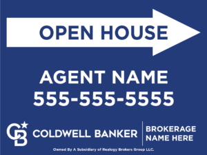 Coldwell Banker 18x24 Open House Template B