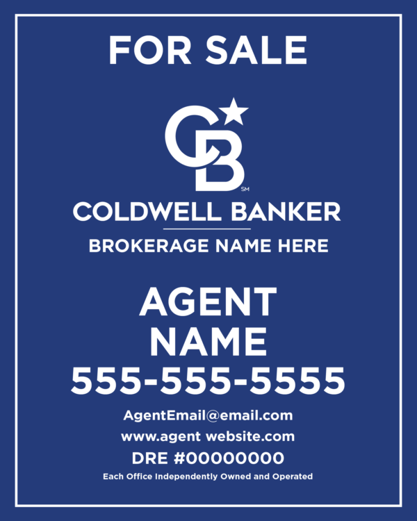 Coldwell Banker 24x30 Panel Template B