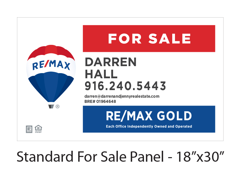 Re/Max Gold For Sale Panel 18 x 30